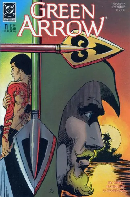 Green Arrow, Vol. 2 #11 comic book cover, 1988