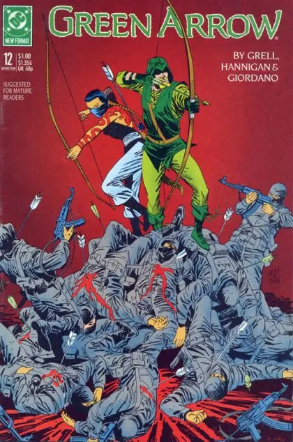 Green Arrow, Vol. 2 #12 comic book cover, 1988