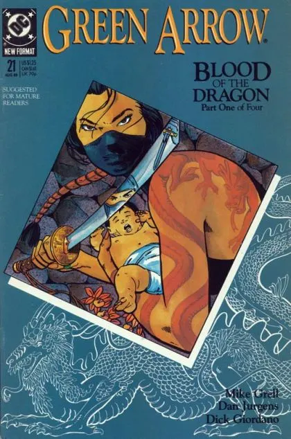 Green Arrow, Vol. 2 #21 comic book cover, 1989