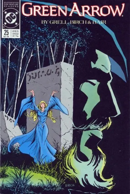 Green Arrow, Vol. 2 #25 comic book cover, 1989