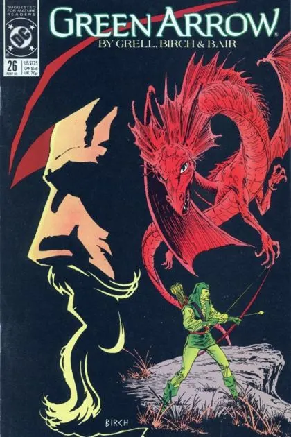 Green Arrow, Vol. 2 #26 comic book cover, 1989