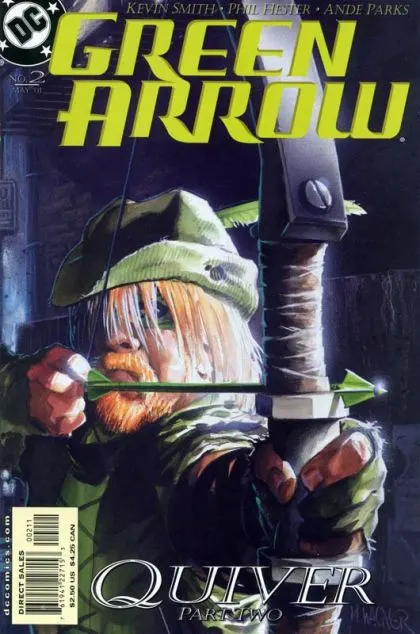 Green Arrow, Vol. 3 #2 Direct Edition comic book cover, 2001