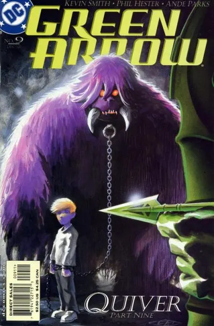 Green Arrow, Vol. 3 #9 Direct Edition comic book cover, 2001