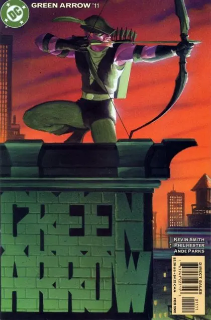 Green Arrow, Vol. 3 #11 Direct Edition comic book cover, 2002