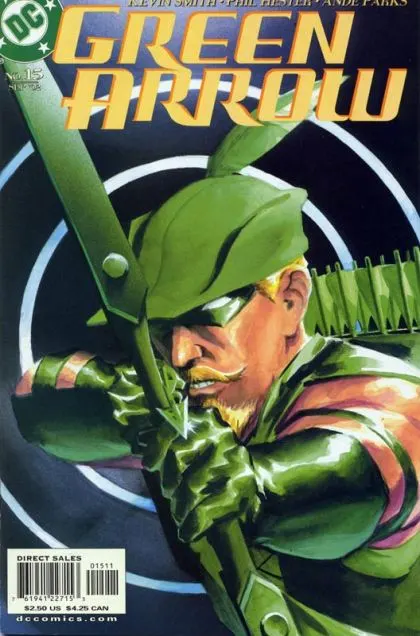 Green Arrow, Vol. 3 #15 comic book cover, 2002