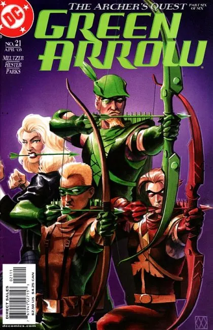 Green Arrow, Vol. 3 #21 comic book cover, 2003
