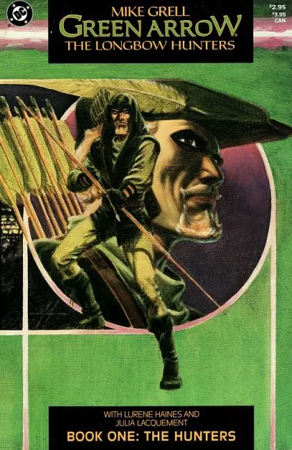 Green Arrow: The Longbow Hunters #1 Regular Edition comic book cover, 1987