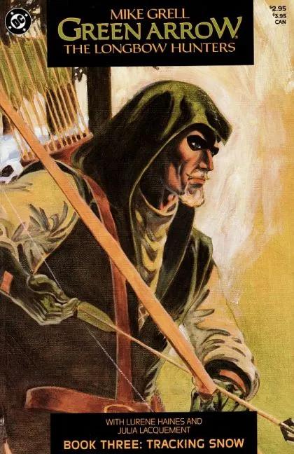 Green Arrow: The Longbow Hunters #3 comic book cover, 1987