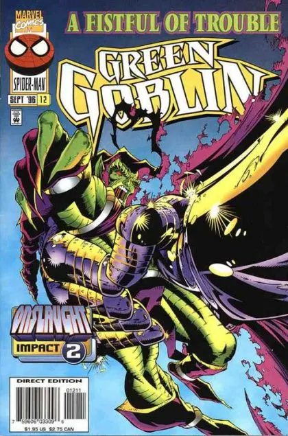 Green Goblin #12 comic book cover, 1996