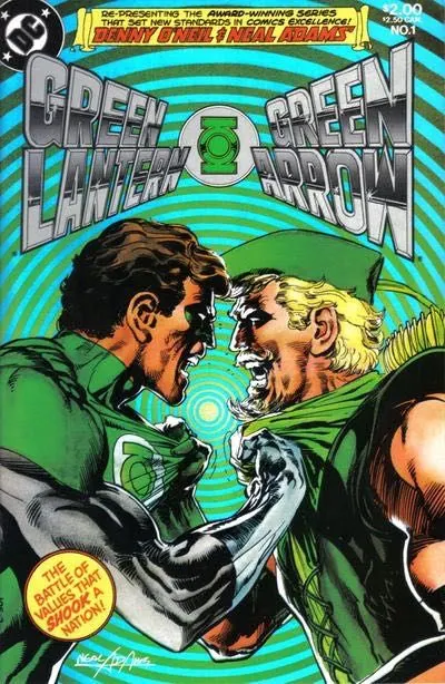 Green Lantern / Green Arrow #1 comic book cover, 1983
