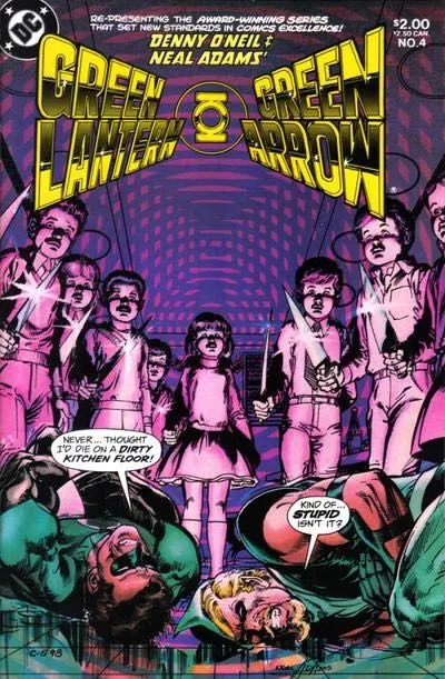 Green Lantern / Green Arrow #4 comic book cover, 1984