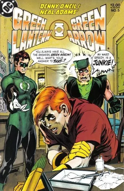 Green Lantern / Green Arrow #5 comic book cover, 1984