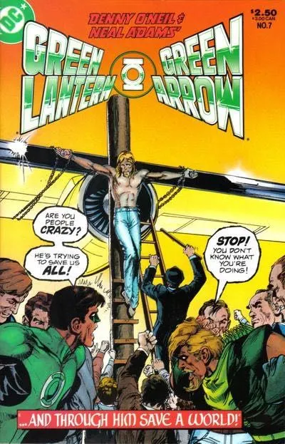 Green Lantern / Green Arrow #7 comic book cover, 1984