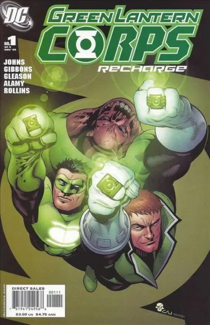 Green Lantern Corps: Recharge #1 comic book cover, 2005