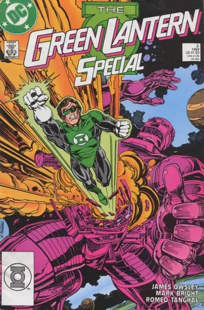 The Green Lantern Special #2 Direct Edition comic book cover, 1989