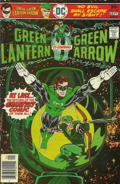 Green Lantern, Vol. 2 #90 comic book cover, 1976