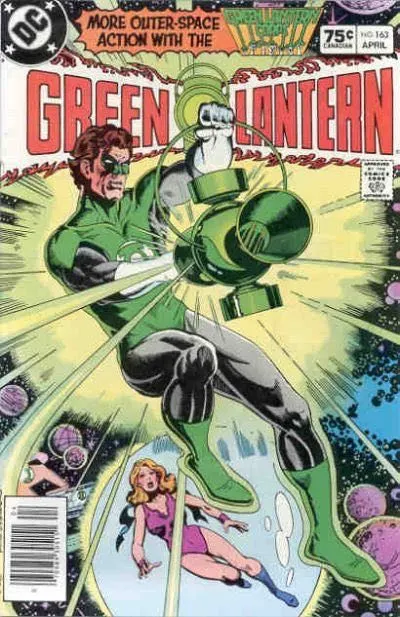 Green Lantern, Vol. 2 #163 Newsstand Edition comic book cover, 1983