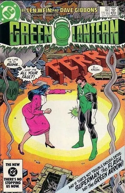 Green Lantern, Vol. 2 #180 Direct Edition comic book cover, 1984
