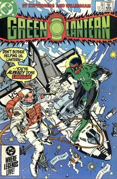 Green Lantern, Vol. 2 #187 Direct Edition comic book cover, 1985