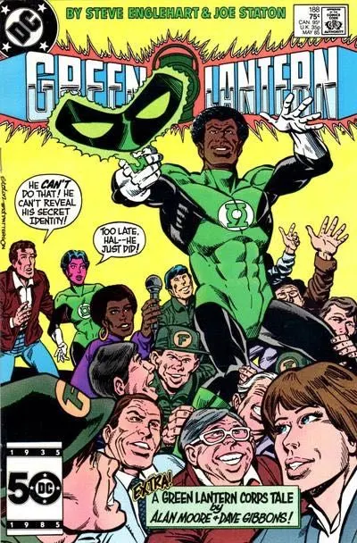 Green Lantern, Vol. 2 #188 Direct Edition comic book cover, 1985