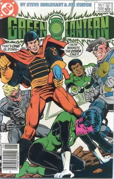 Green Lantern, Vol. 2 #189 Newsstand Edition comic book cover, 1985