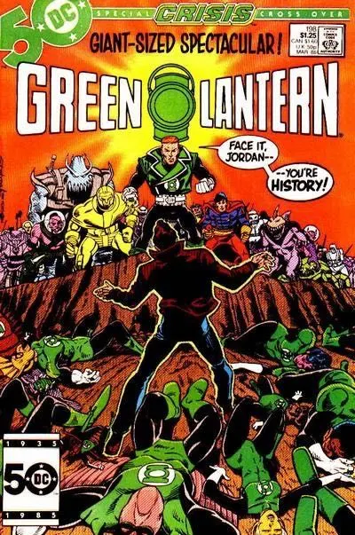 Green Lantern, Vol. 2 #198 Direct Edition comic book cover, 1986