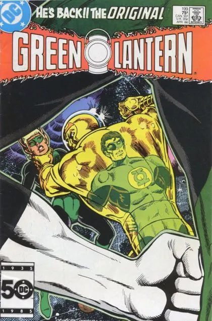 Green Lantern, Vol. 2 #199 Direct Edition comic book cover, 1986