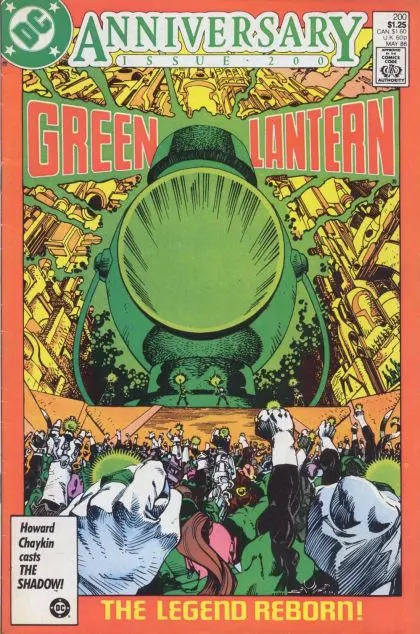 Green Lantern, Vol. 2 #200 Direct Edition comic book cover, 1986
