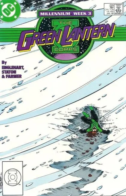 Green Lantern, Vol. 2 #220 Direct Edition comic book cover, 1988