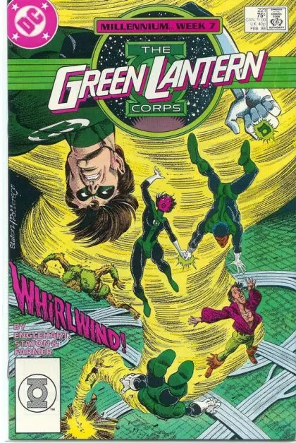 Green Lantern, Vol. 2 #221 Direct Edition comic book cover, 1988