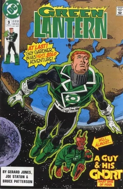 Green Lantern, Vol. 3 #9 Direct Edition comic book cover, 1991