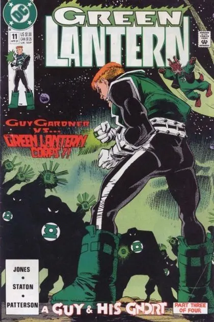 Green Lantern, Vol. 3 #11 Direct Edition comic book cover, 1991
