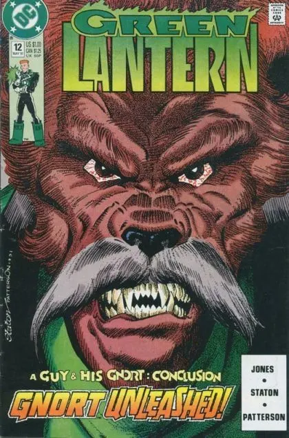 Green Lantern, Vol. 3 #12 Direct Edition comic book cover, 1991