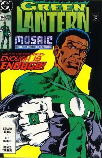 Green Lantern, Vol. 3 #16 Direct Edition comic book cover, 1991