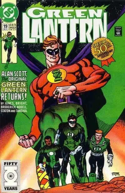 Green Lantern, Vol. 3 #19 Direct Edition comic book cover, 1991