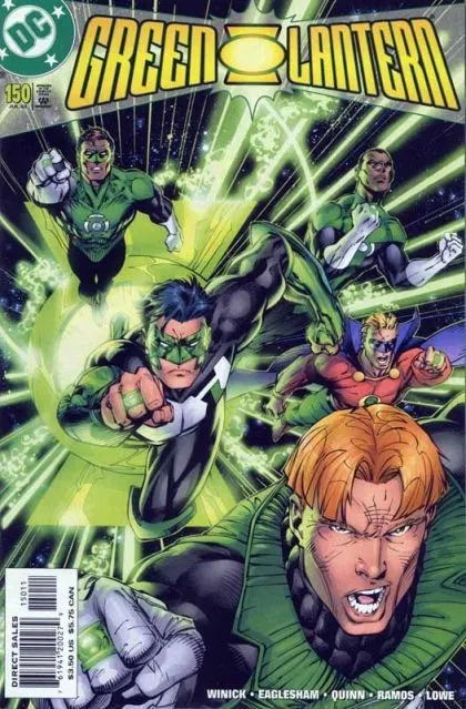 Green Lantern, Vol. 3 #150 Direct Edition comic book cover, 2002