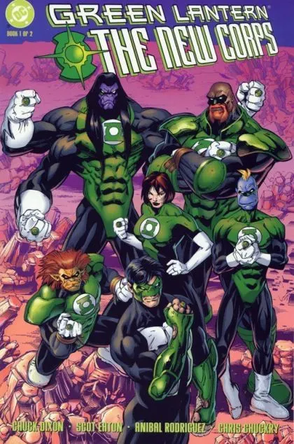 Green Lantern: The New Corps #1 comic book cover, 1999