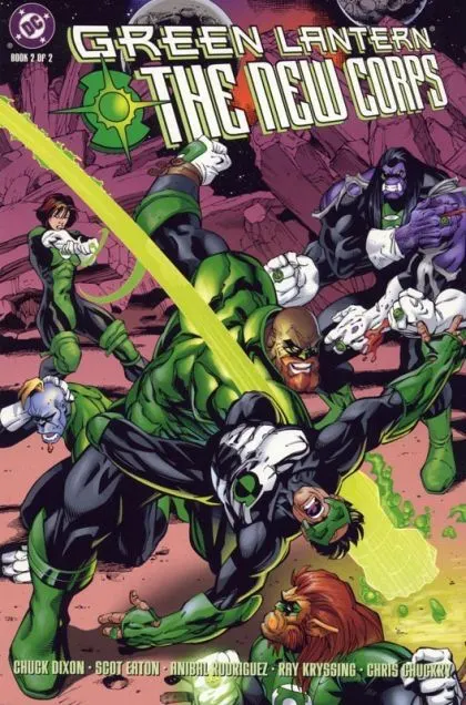 Green Lantern: The New Corps #2 comic book cover, 1999