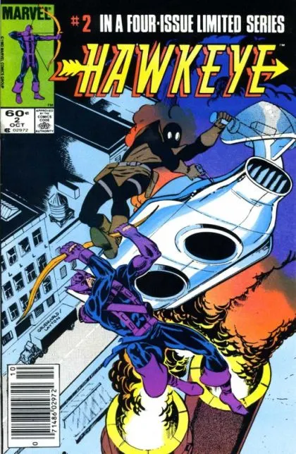 Hawkeye, Vol. 1 #2 Newsstand Edition comic book cover, 1983