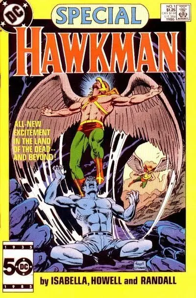 Hawkman, Vol. 2 Special #1 Direct Edition comic book cover, 1986