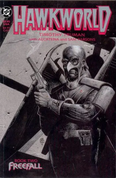 Hawkworld, Vol. 1 #2 comic book cover, 1989