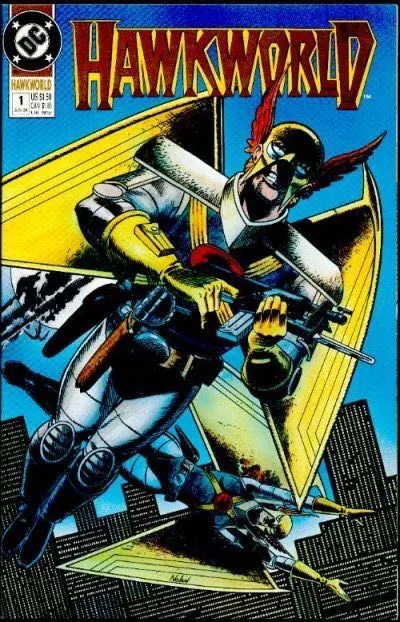 Hawkworld, Vol. 2 #1 comic book cover, 1990
