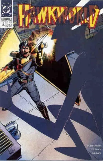 Hawkworld, Vol. 2 #5 comic book cover, 1990