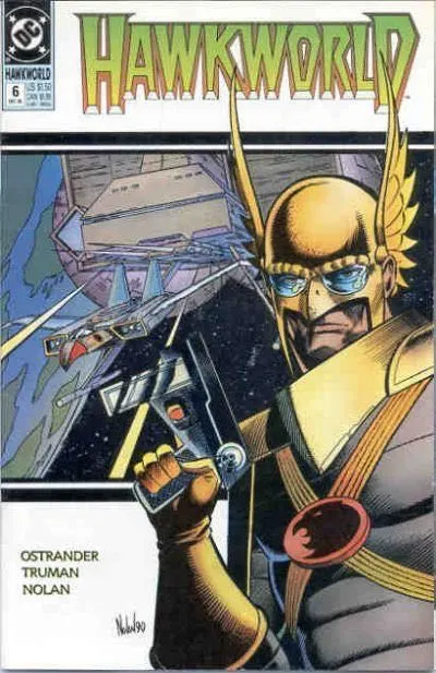 Hawkworld, Vol. 2 #6 comic book cover, 1990