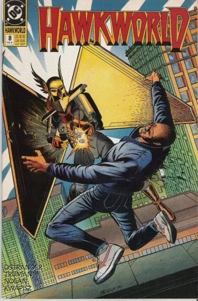 Hawkworld, Vol. 2 #8 comic book cover, 1991
