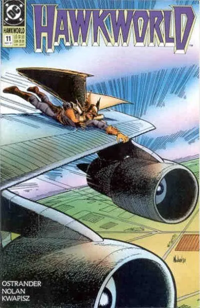 Hawkworld, Vol. 2 #11 comic book cover, 1991