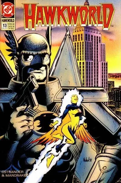 Hawkworld, Vol. 2 #13 comic book cover, 1991
