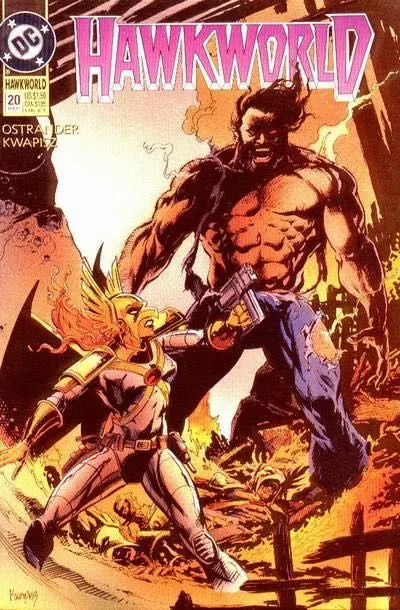 Hawkworld, Vol. 2 #20 comic book cover, 1992