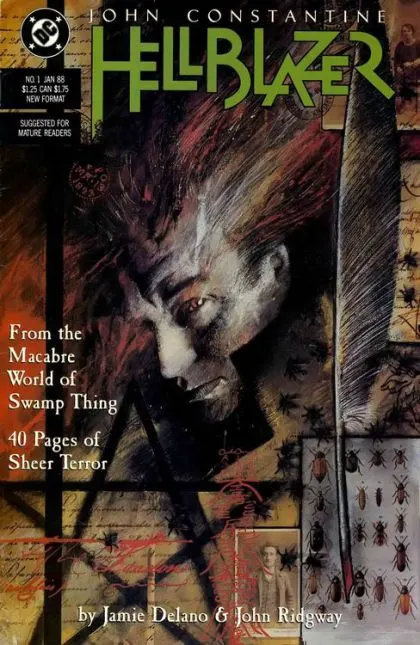 Hellblazer, Vol. 1 #1 Regular Edition comic book cover, 1988