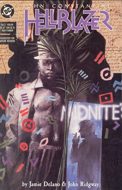 Hellblazer, Vol. 1 #2 comic book cover, 1988